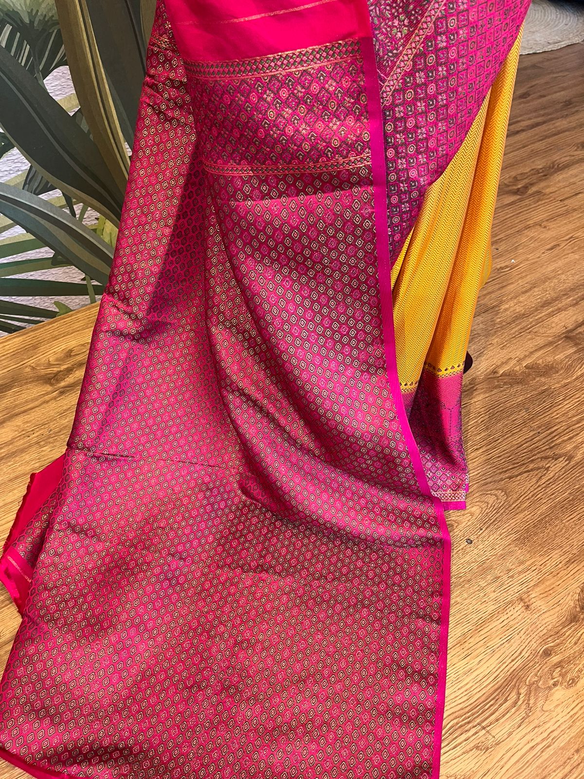 Brocade Saree Charm