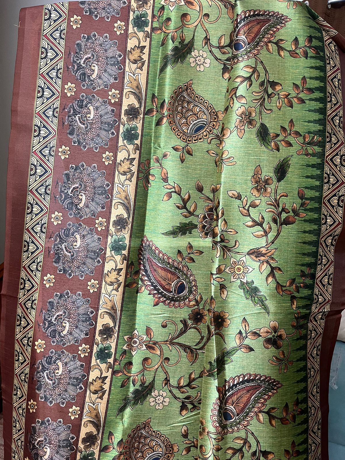 Green Tussar Verdant