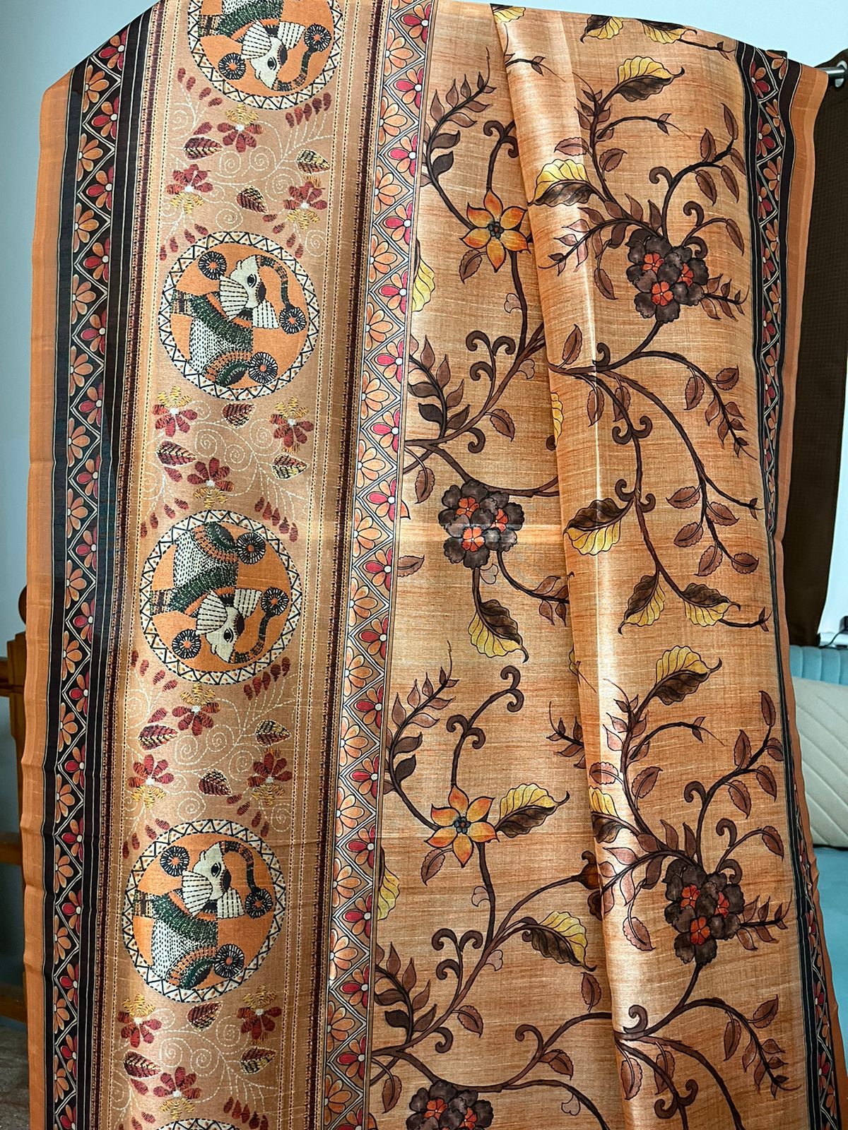 Kalamkari Tussar Delight