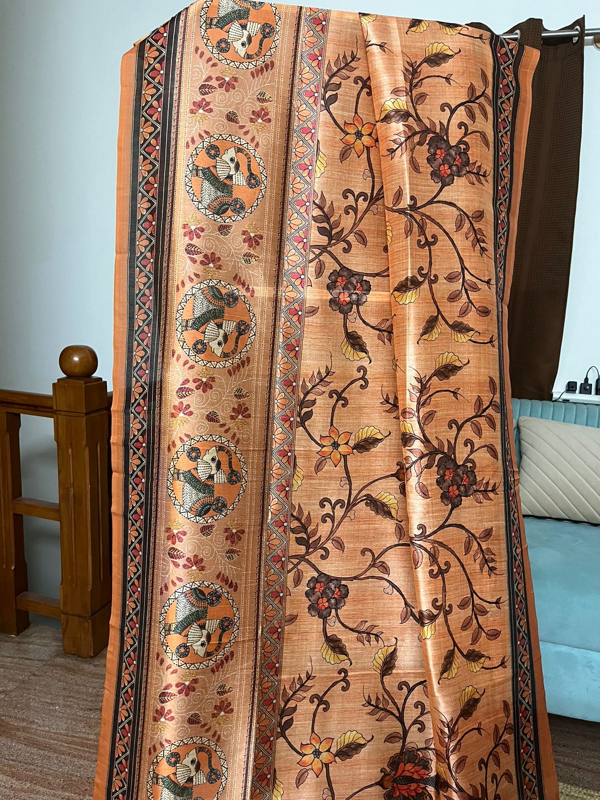 Kalamkari Tussar Delight