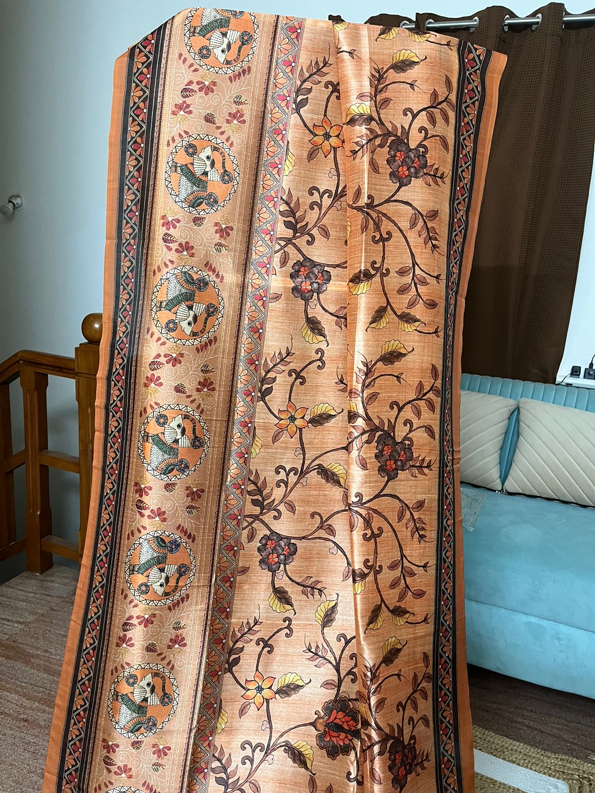 Kalamkari Tussar Delight