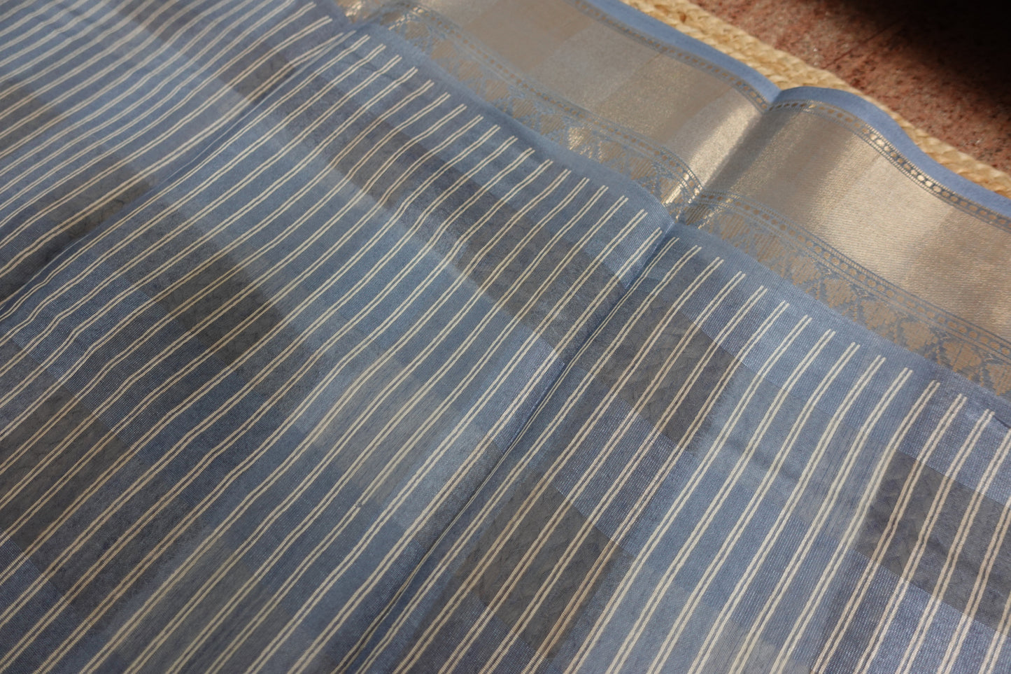 Azure Silk Elegance