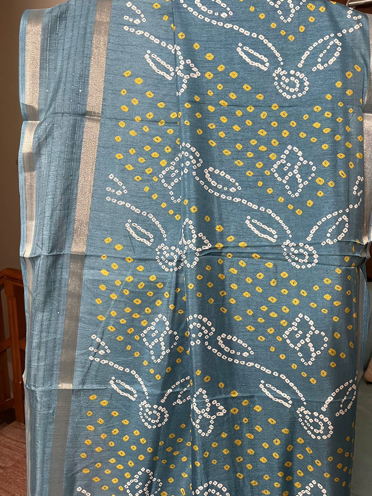 Blue Bandhani Bliss
