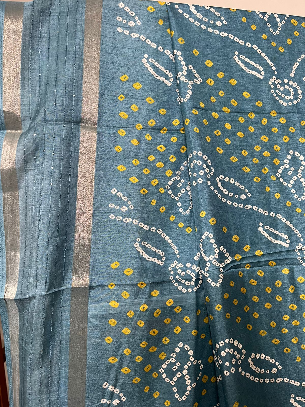 Blue Bandhani Bliss