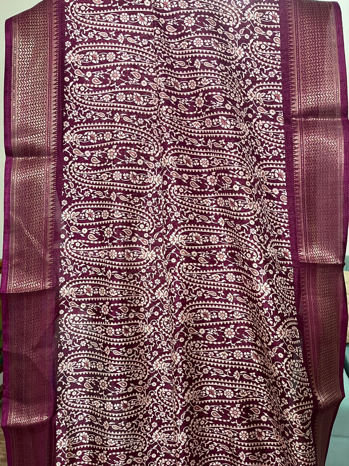 Brinjal Silk Mystique