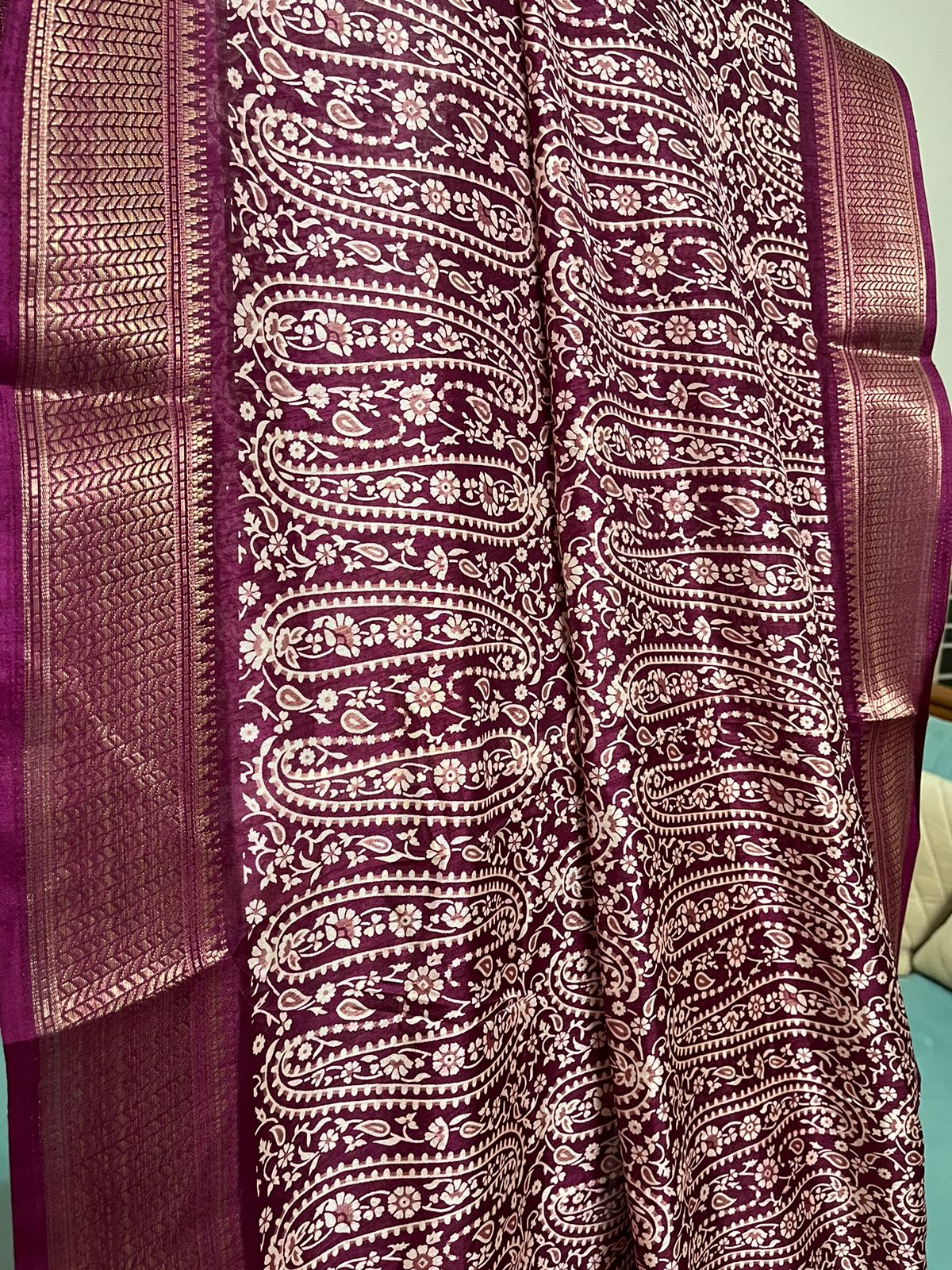 Brinjal Silk Mystique
