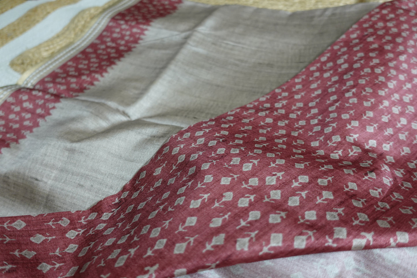 Beige Maroon Grace