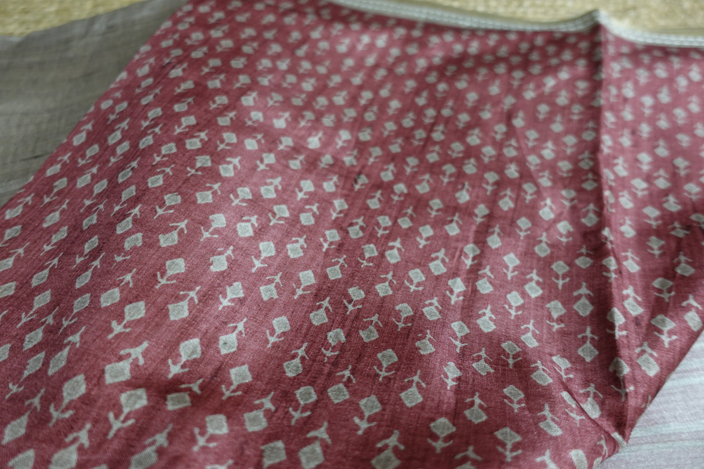 Beige Maroon Grace