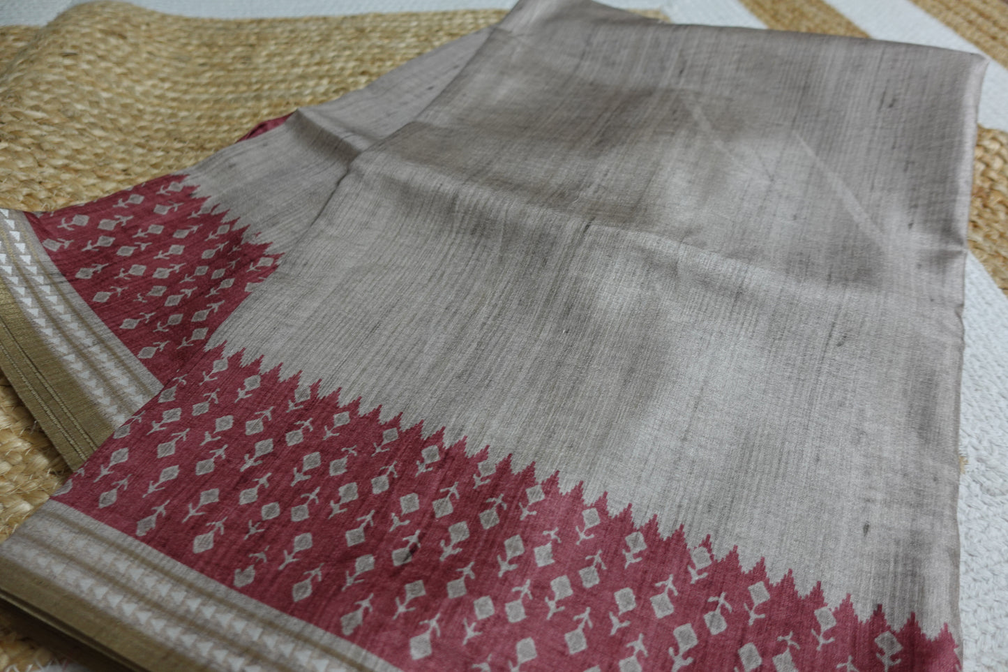 Beige Maroon Grace