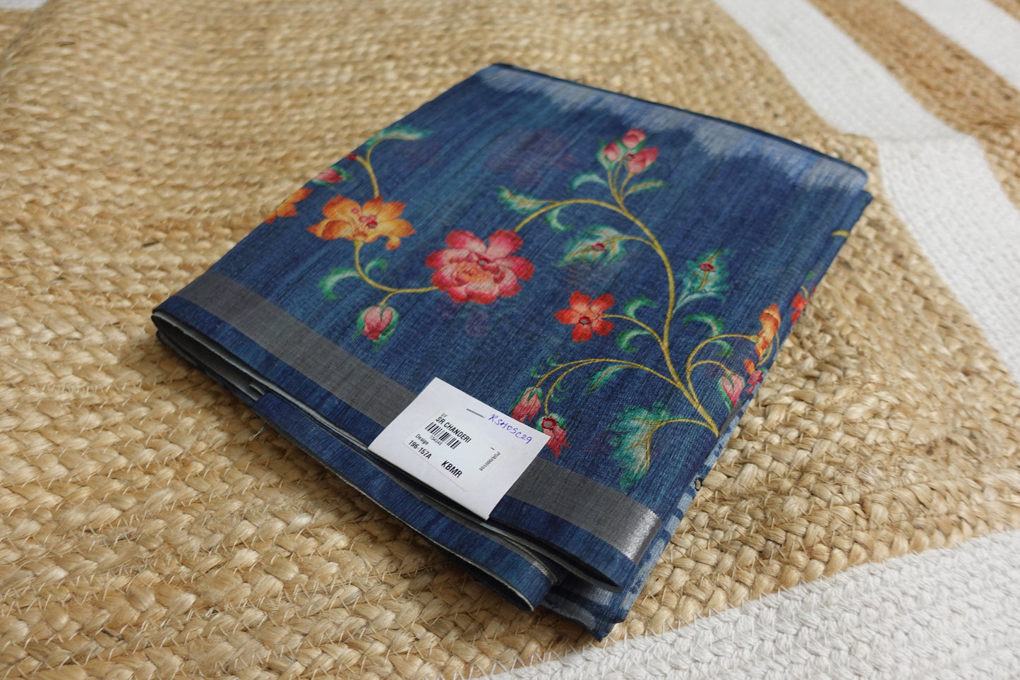 Floral Denim Charm