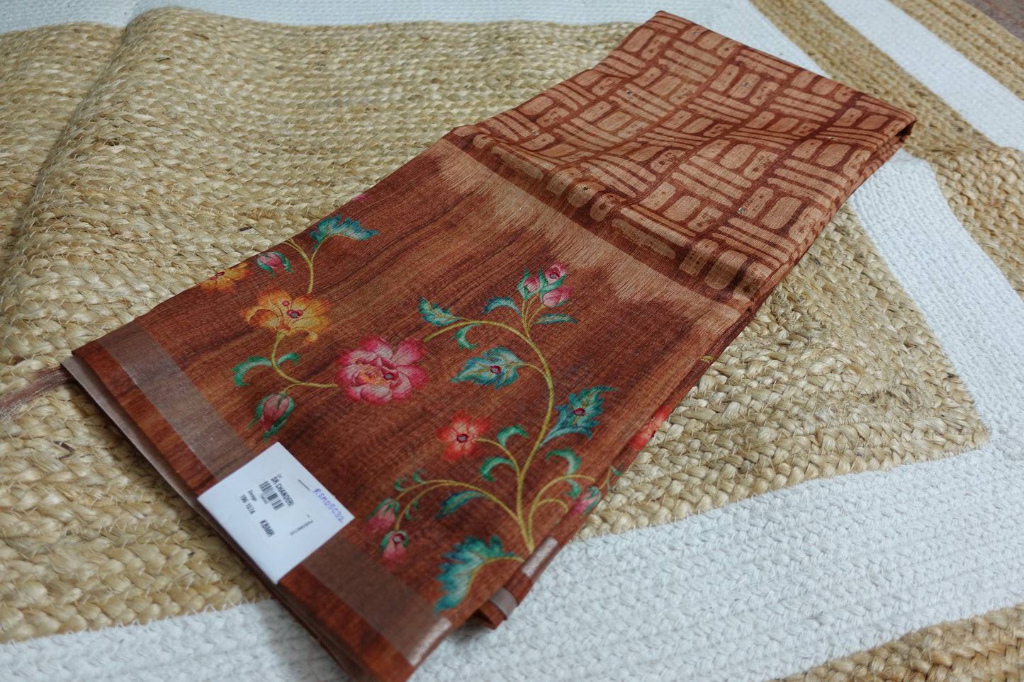 Floral Brick Elegance