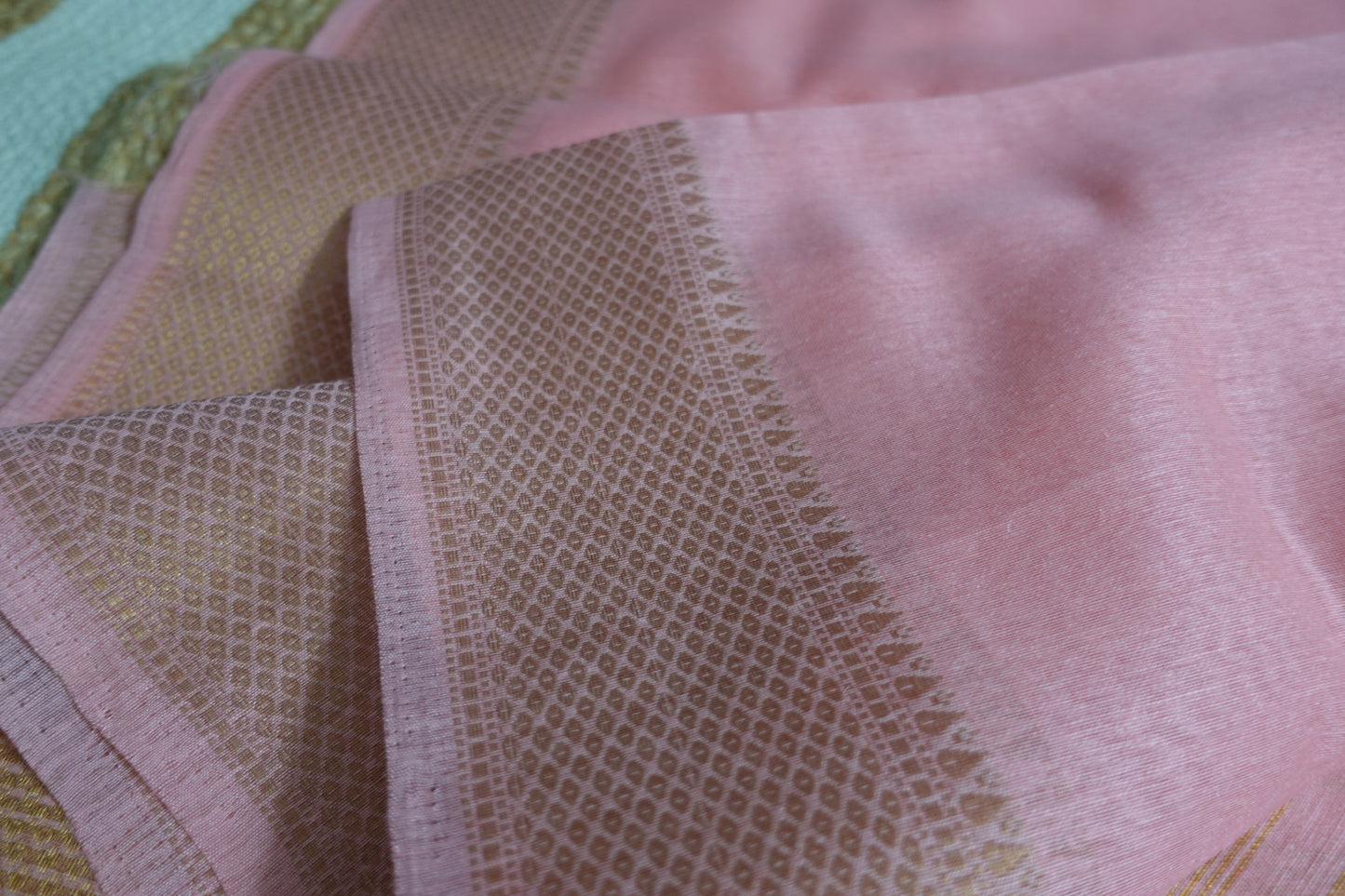 Threaded Blooms in Pink