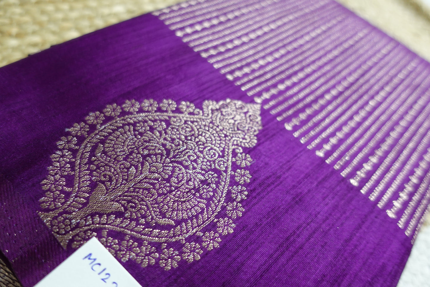 Purple Elegance Woven in Tradition - MC1225S32