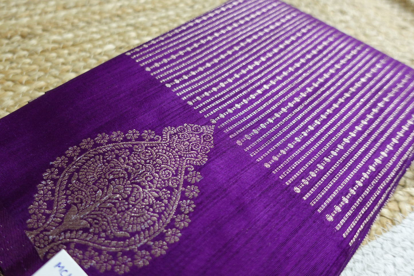 Purple Elegance Woven in Tradition - MC1225S32