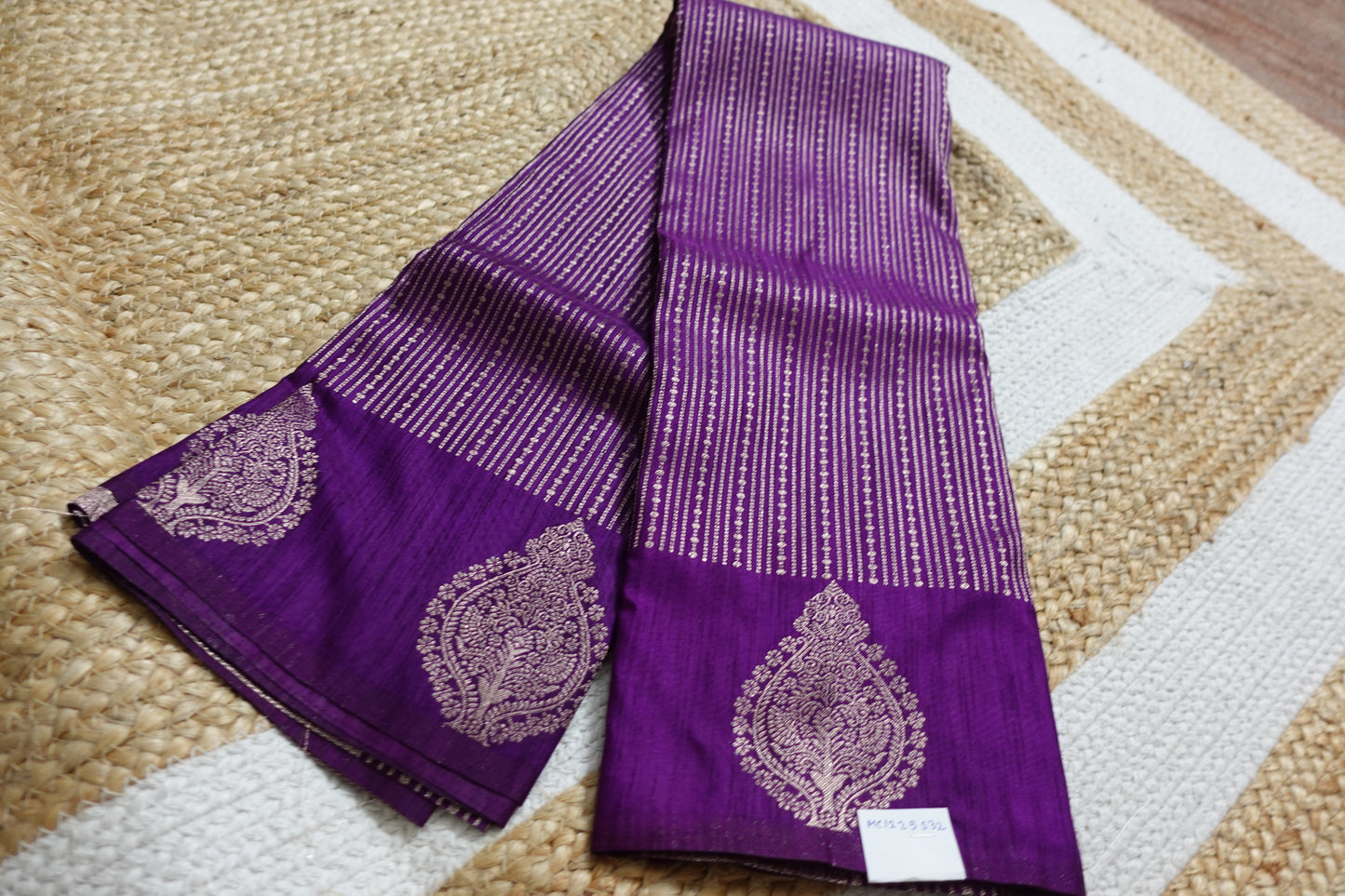 Purple Elegance Woven in Tradition - MC1225S32