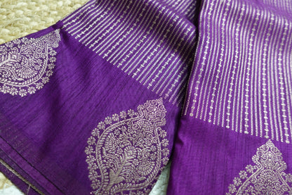 Purple Elegance Woven in Tradition - MC1225S32