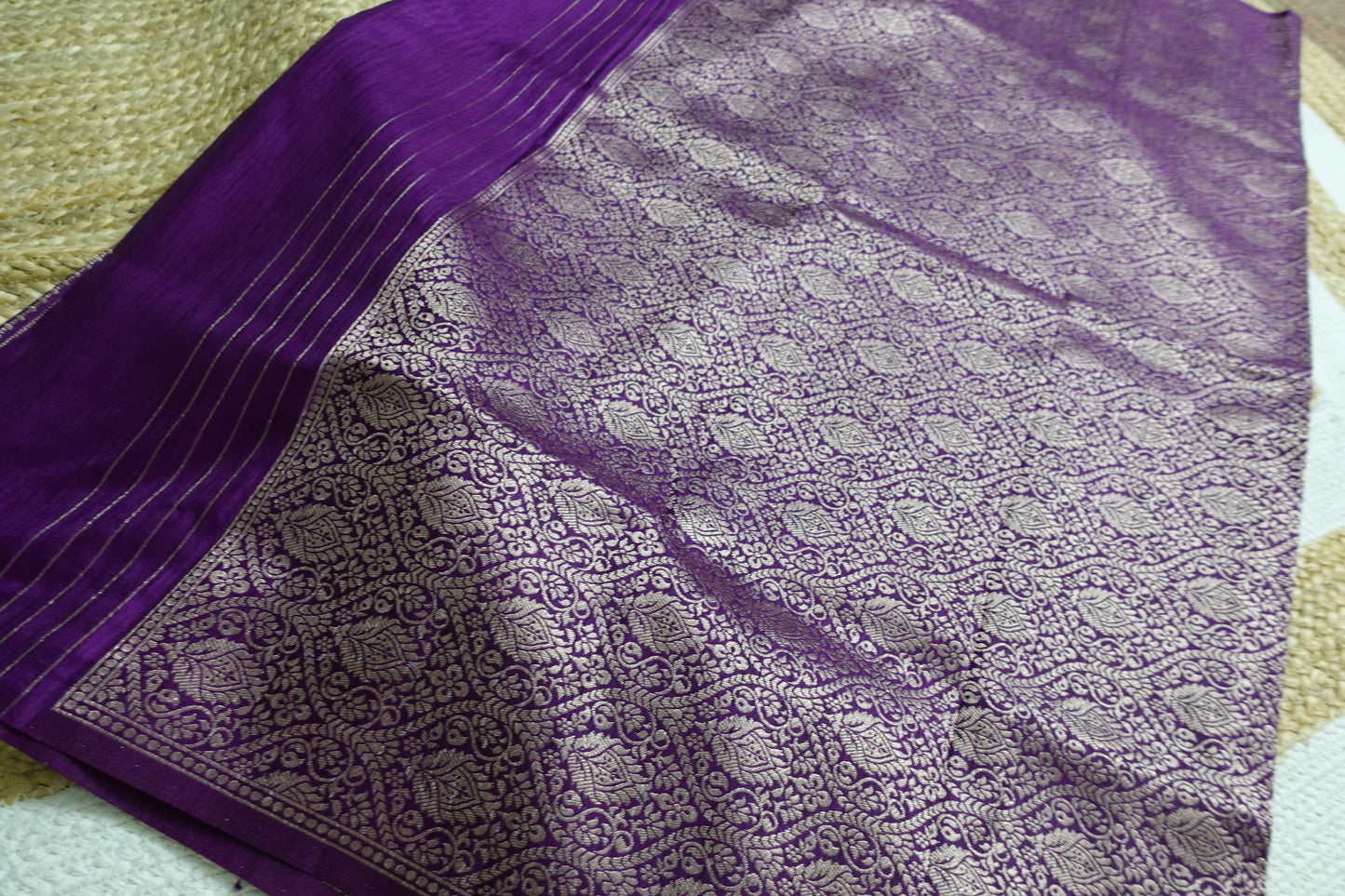 Purple Elegance Woven in Tradition - MC1225S32