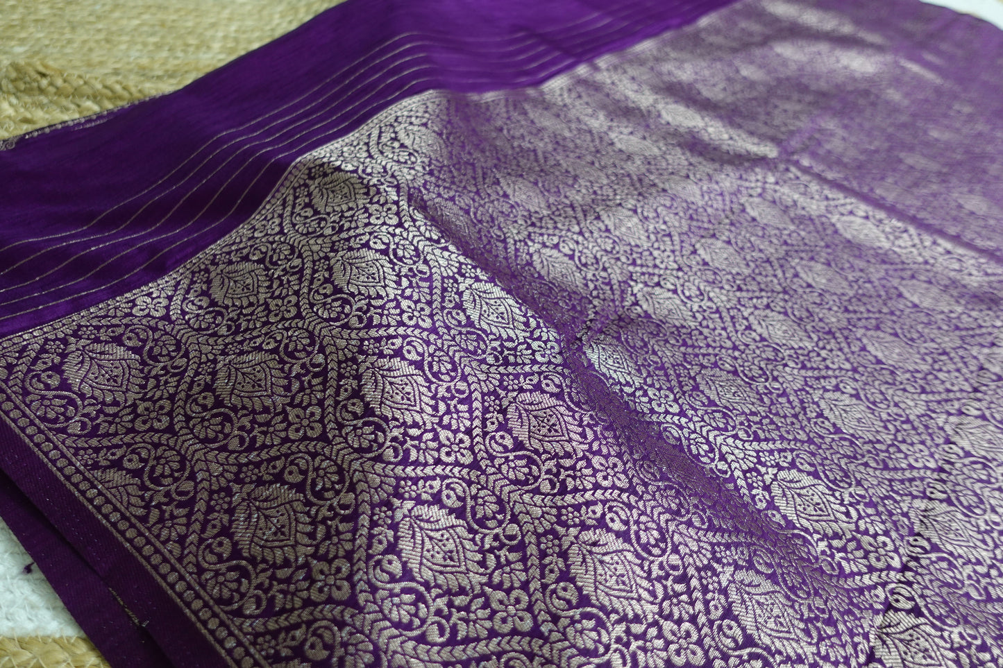 Purple Elegance Woven in Tradition - MC1225S32