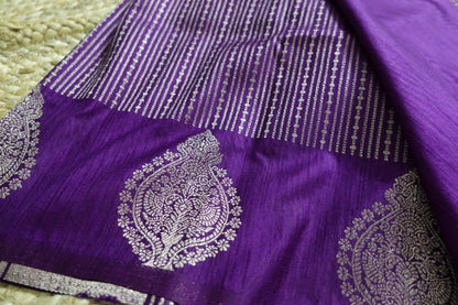 Purple Elegance Woven in Tradition - MC1225S32