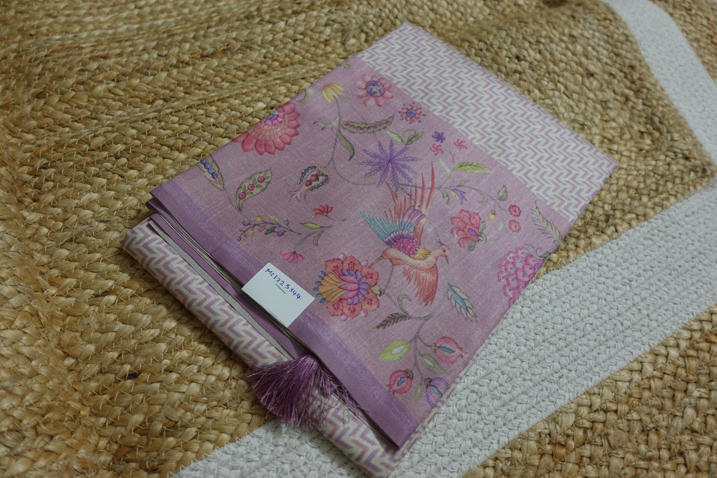 Pastel Pink Semi-Tussar Elegance