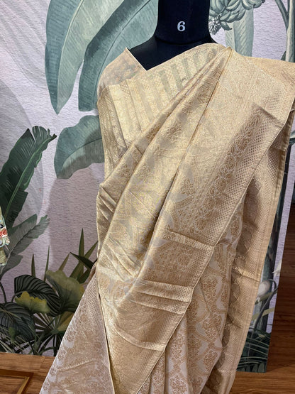 Silver Jaal Saree