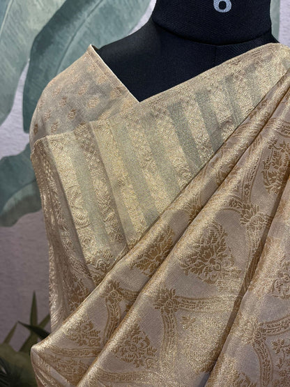 Silver Jaal Saree