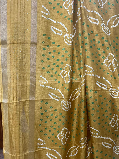 Mustard Bandhani Magic