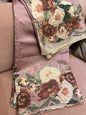 An onion pink colored semi tussar saree with big floral prints (MCSEP119)