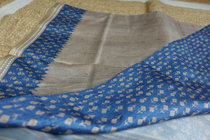 Beige Indigo Elegance