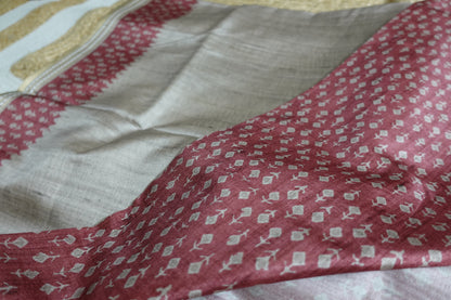 Beige Maroon Grace