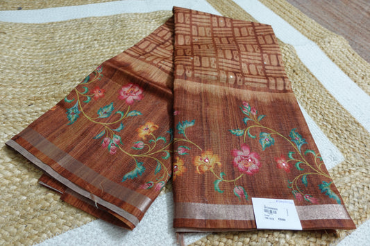 Floral Brick Elegance