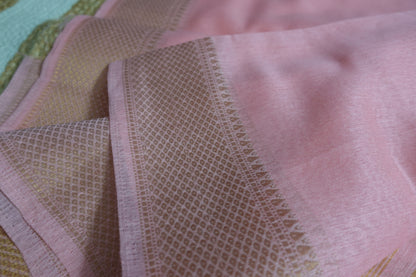 Threaded Blooms in Pink