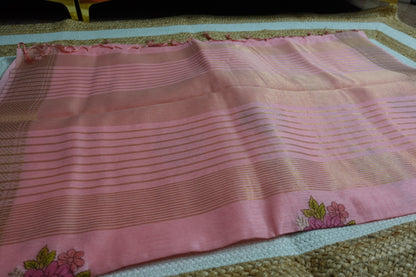 Threaded Blooms in Pink