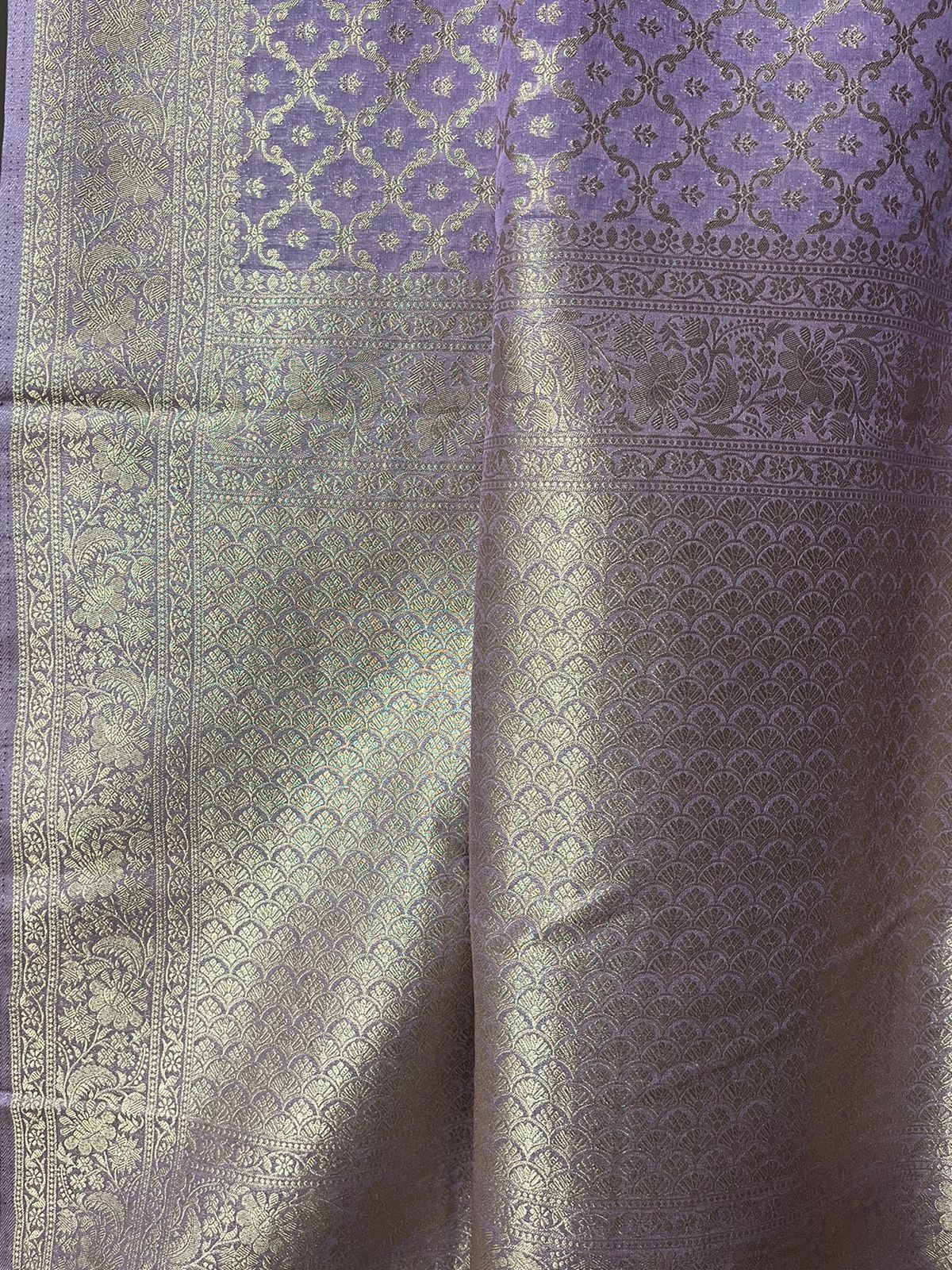 Lavender Georgette Jaal