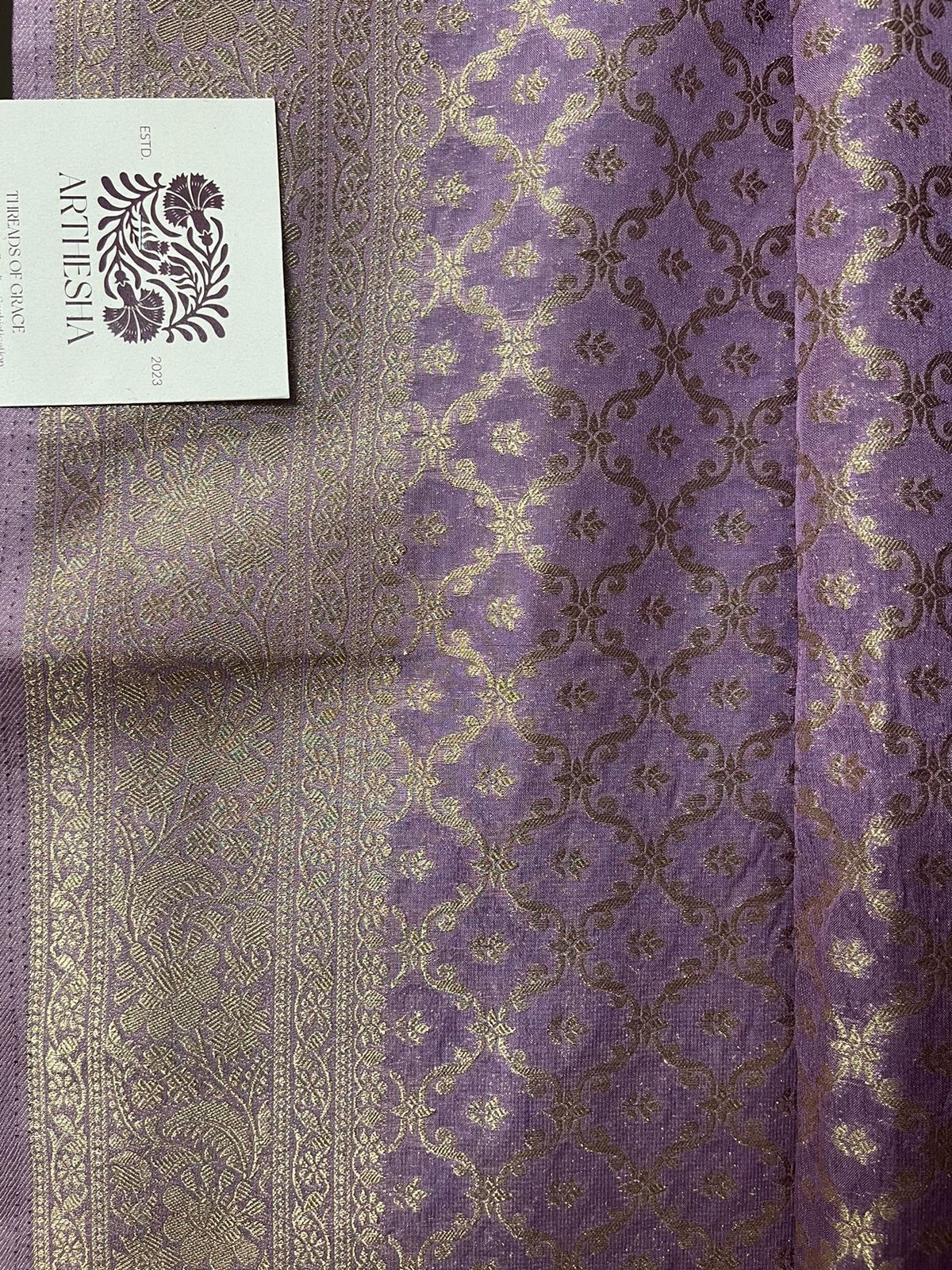 Lavender Georgette Jaal