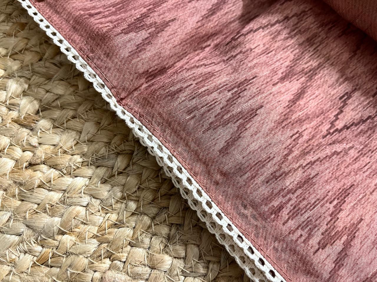 Elegant Brown Tussar Saree with Detailing